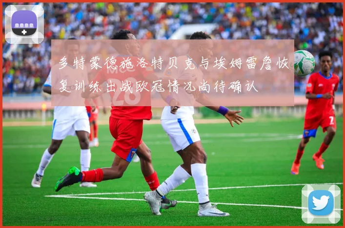 多特蒙德施洛特贝克与埃姆雷詹恢复训练出战欧冠情况尚待确认